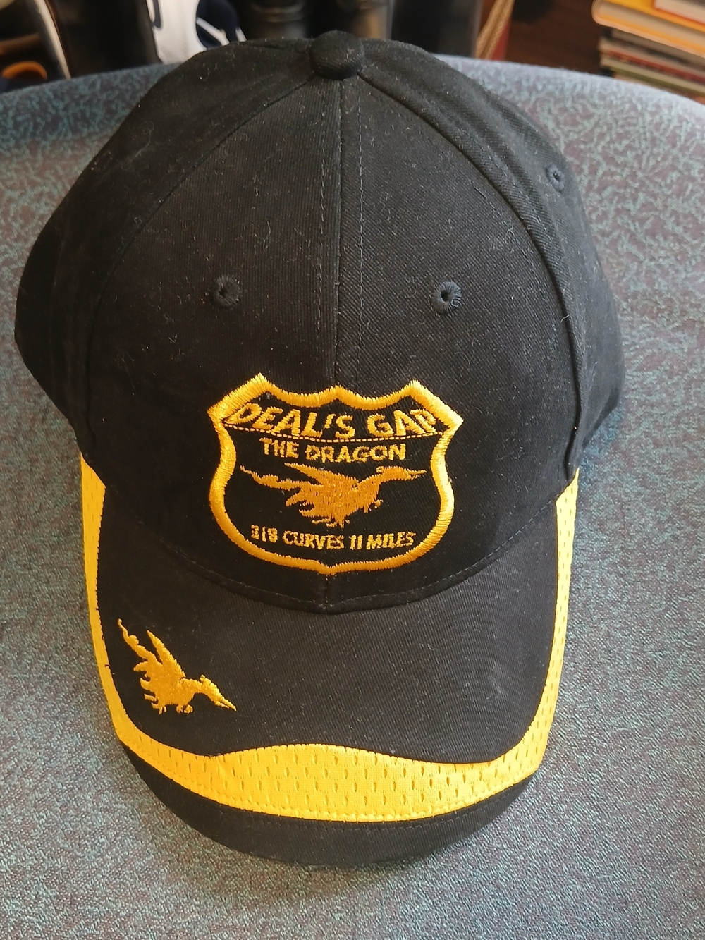 The Dragon Black & Yellow Baseball Cap Deals Gap